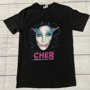 Cher dressed to kill 2014 concert tee